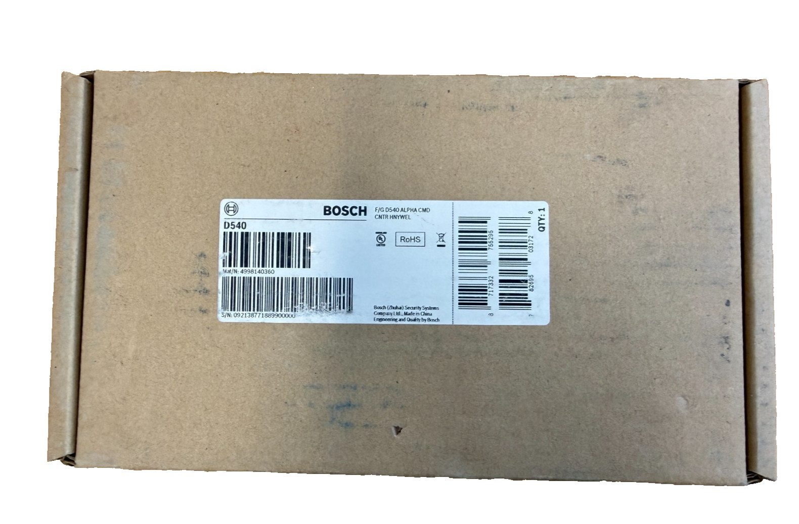 Bosch D540 Fire Alarm Annunciator Command Center Keypad
