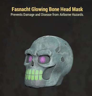Fallout 76 | Fasnacht Mask Glowing Bone Head / Schädel | PC