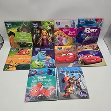 Disney Pixar Me Reader Replacement Books Lot of 10 Cars Nemo Tangled Dory Lion