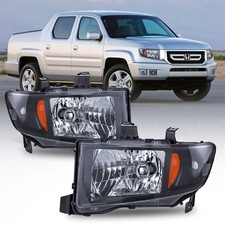 Pair Headlights For Honda Ridgeline 2006-2014 Halogen Driver&Passenger W/ Amber