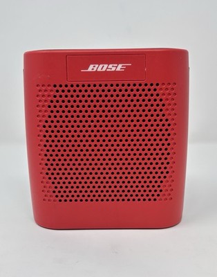 Bose Soundlink Color Model 415859 Bluetooth Speaker Red Tested Works