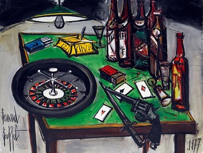 canvas art print giclée - poster - Pillow. Le Jeu De Roulette , Baionnette