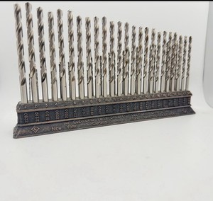 Vintage Cleveland Twist Drill Co #1-#60 COMPLETE with Index stand USA