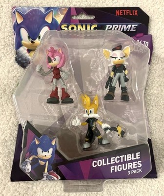 2023 Sonic Prime 3er Pack 6.5 cm Collectibles Figures NEU