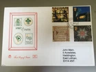 GB STAMPS LTD HAND NUMBERED 1/100 HOLY ISLAND CDS FIRST DAY COVER CHRISTMAS 2000
