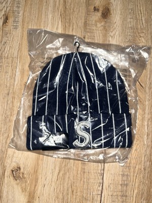Supreme New Era Devil S Logo Beanie Stripe - Brand New In Hand