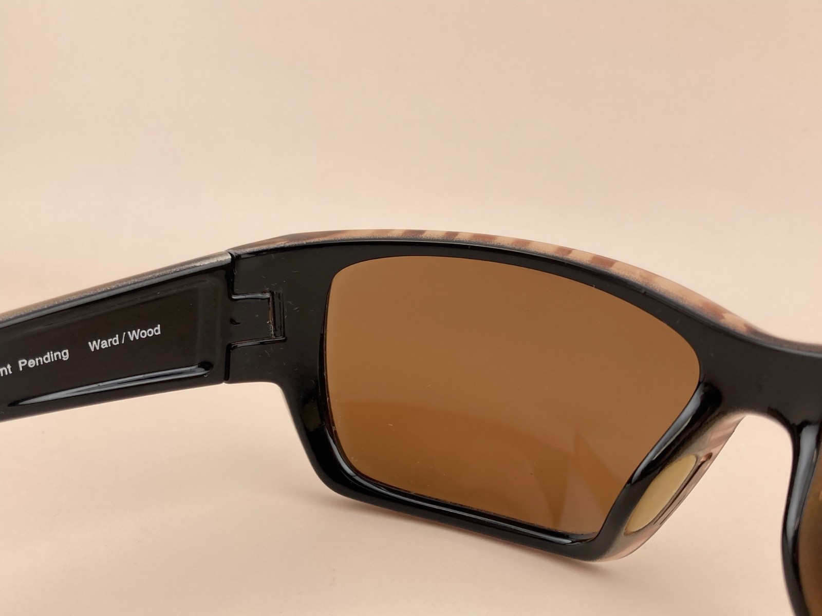 Native Ward Brown Wood Pattern Frame Polarized Su… - image 7