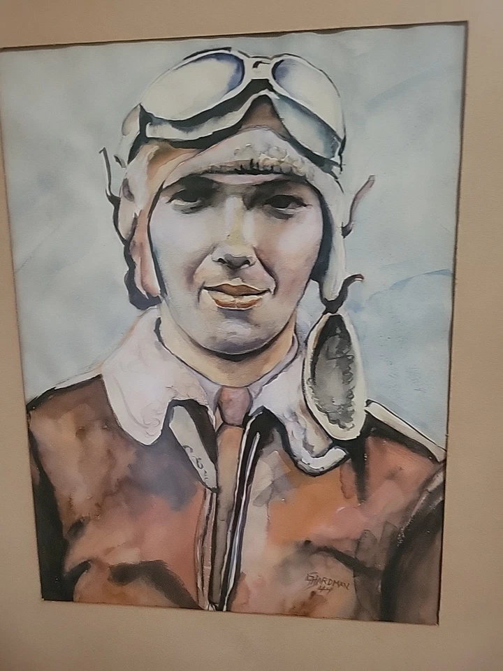 Precioso 1944 Original Por Hardman ~ Inscrito Verso ~ 25.5" X 21.5" Foto 4 de 4