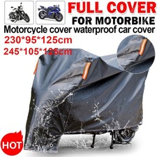 NEW Motorcycle Cover Motorbike Scooter Moped Waterproof Rain Dustproof Cover UK