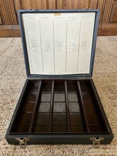 Vintage Barnett  Jaffe 35mm Slide Case Storage Box Holds 250 Slides 10.5  x11.5  