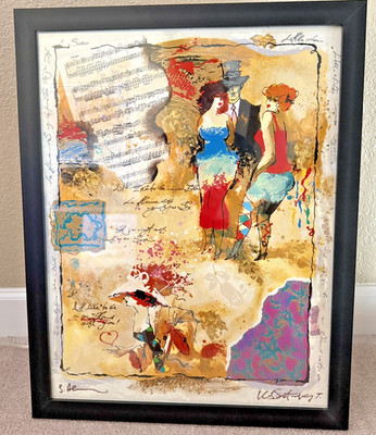 Framed - Alexander & Wissotzky, ''Untitled 2'' numbered limited edition serigraph