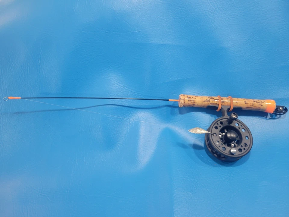 ICE FISHING ROD & REEL "PROFESSIONAL" CUSTOM BUILT * LINE INSIDE ROD * WALLEYE - Image 2 of 4