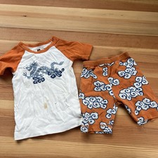 Tea Collection pajamas boy size 4