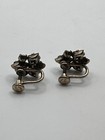 Vintage De Curtis 12kt Gold Filled Rhinestone Screw Back Earrings — photo 4