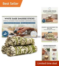 Thoughtful White Sage Smudge Set - 4-Inch Bundles for Spiritual Growth & Gifts