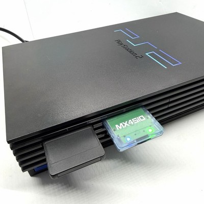 PS2 FAT PS2 Slim MX4SIO MicroSD Adapter w/ 128GB SD Card - 8mb Memory Card