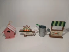 Target Bullseye Doll Accessories  Watering Can Birdhouse Wheelbarow Carrot Stand
