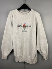 Vtg Champion 1996 Atlanta Olympics Embroidered Sweatshirt Pullover Size L