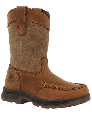Georgia Boot Boys' Athens Superlyte Work Boot - Moc Toe - GB00705Y