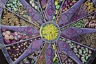 Hermes Silk Scarf Botanical Spice Wheel Black Purple Yellow Carre 90 — photo 3