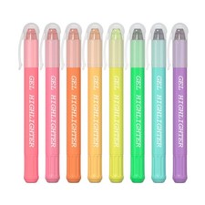 feela Bible Gel Highlighter study kit 8 Bright 1 Count Pack of 8 , 8 Colors