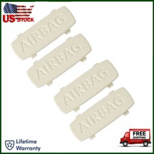4x Light Beige Pillar Airbag Clip Trim Cap Fit For VW Golf Jetta GTI CC Passat