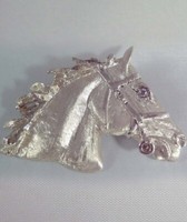 Pferdekopf-AnhäNger Mit Kopfteil, Handgefertigt Aus Sterlingsilber Luce