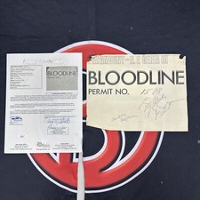 Audrey Hepburn & Ben Gazzara Autographed Paramount Parking Sign JSA LOA Signed