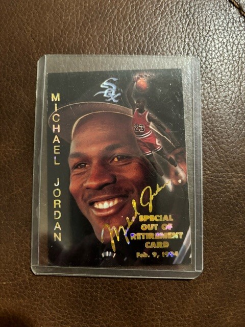 Michael Jordan Special Out of Retirement Card Feb. 9, 1994 | eBay