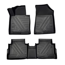 OMAC Alfombrillas De Goma TPE Para Kia Optima 2010-2015, Juego De 4 Piezas, Negras, Resistentes Y Fáciles De Limpiar