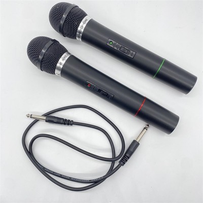 E8 1-zu-2 VHF Universal Kabelloses Mikrofon Empfangsabstand bis zu 100 Meter, ge