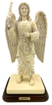 Archangel Uriel of Repentance Angel Guardian of Hell Christian Statue Large 14H