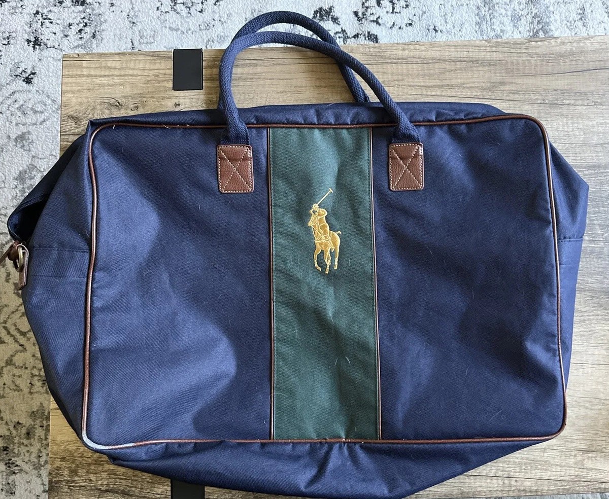Polo Ralph Lauren Fragrances Big Pony Duffel Bag Blue Green