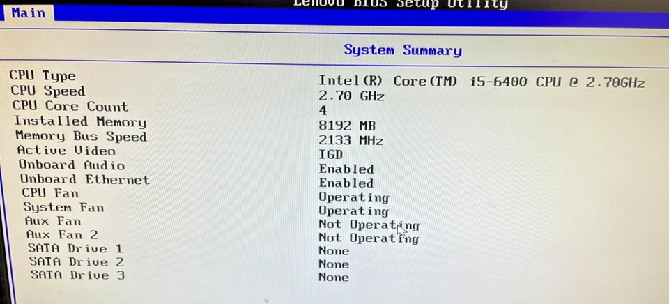 Lenovo ThinkCentre M700 SFF PC - i5-6400 / 8GB RAM / 240GB SSD / WIN (OFFERS OK) - Image 3 of 4