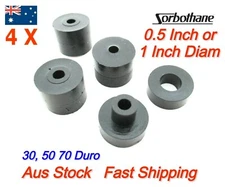 Sorbothane Bushing Washers, Multi Directional 3D Shock & Vibration Isolation 4pc