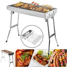 Edelstahl Grill BBQ Holzkohlegrill Klappgrill Camping Standgrill …