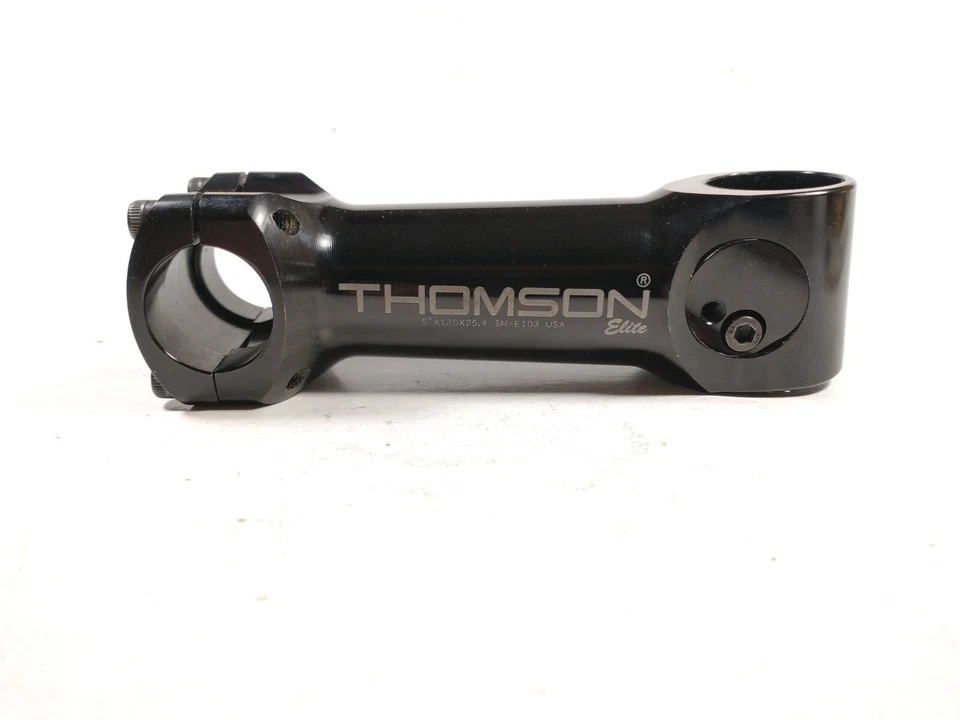 Nuevo de Lote Antiguo Thomson Elite 1-1/8" x 120 mm x 5 grados Vástago MTB (abrazadera de barra de 25,4 mm) Foto 4 de 4