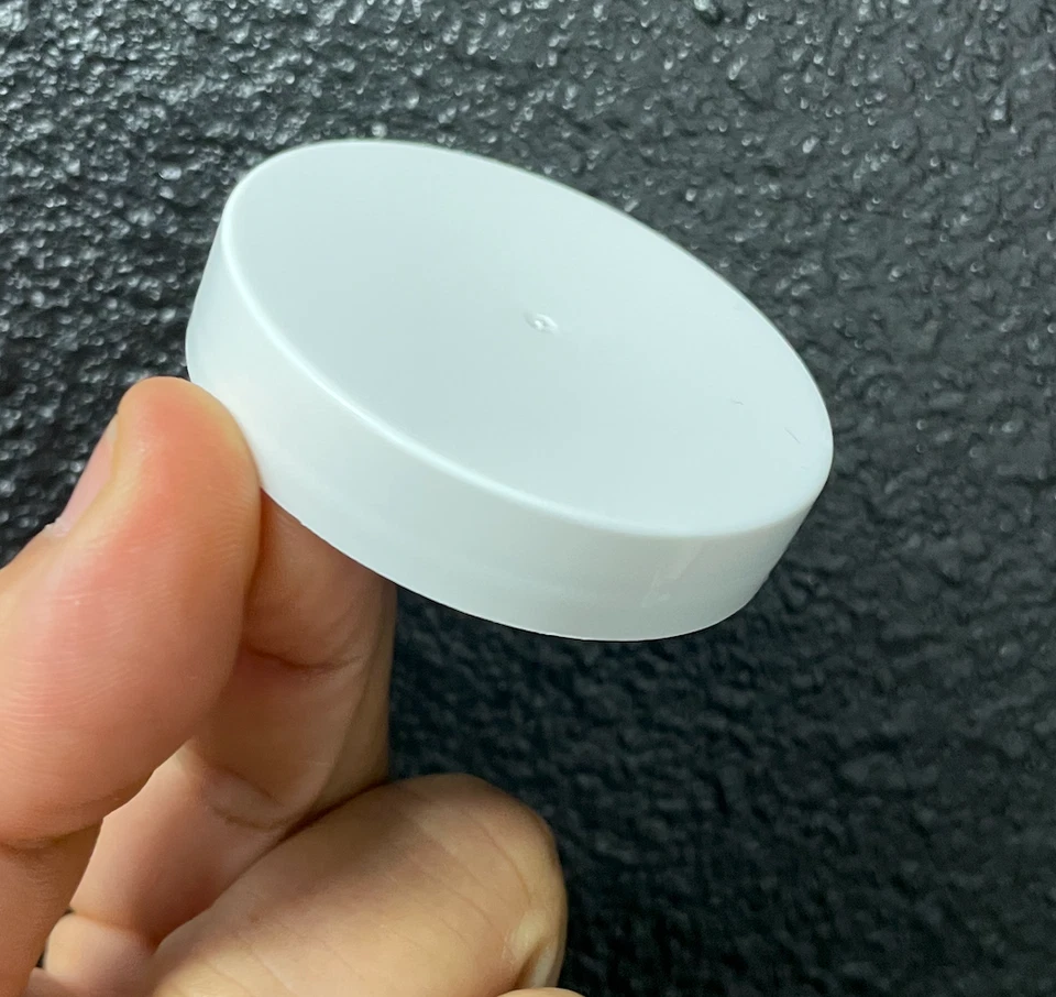 Tapa de inducción lisa 53 mm, botella, tarro, recipiente, blanco 1.300 unidades por estuche Foto 4 de 4