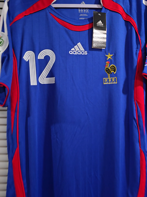 FRANCE HOME World Cup 2006 - Football Soccer - HENRY # 12 - Large