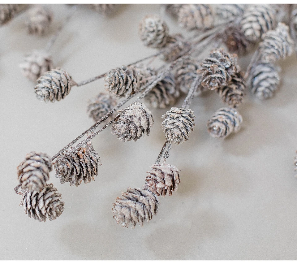 Set of 4 Mini Pinecone Picks by Lauren McBride - 23 in.. - Image 2 of 4