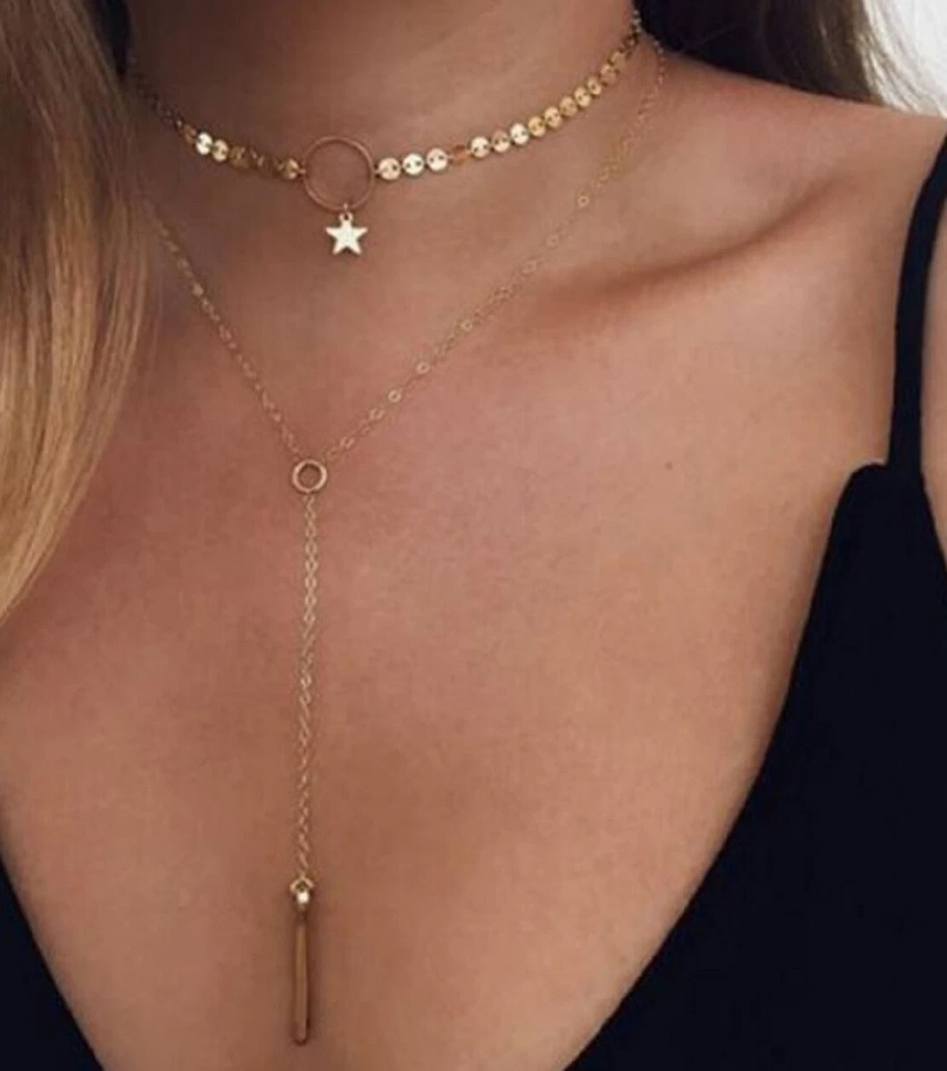 Gold and clearance silver choker
