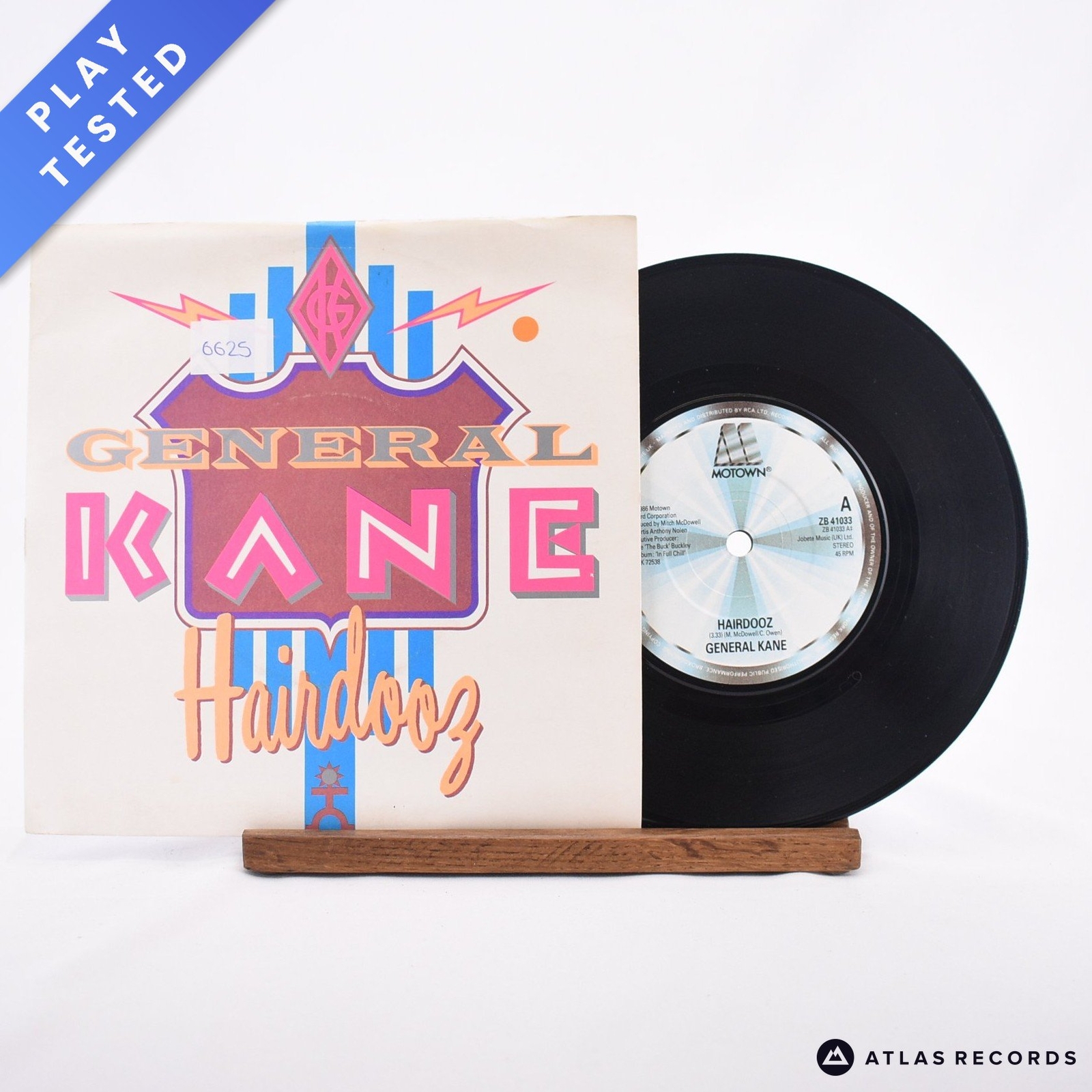 General Kane - Hairdooz - 7"" Vinyl Record - VG+/VG+