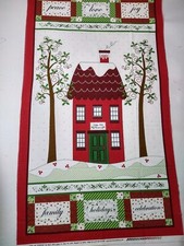 25 SALE "Holy Hill Christmas" Fabric Panel, 42x24 Inches, Henry Glass, Peace
