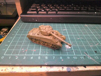 Axis & Allies Miniatures USA Sherman VC 17 Pounder OHNE Karte 10/60 WotC