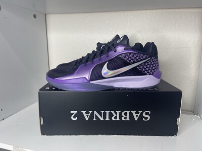 Size 11.5 W/ 10 M - Nike Sabrina 2 Court Vision Purple Black FQ2174-500 NEW