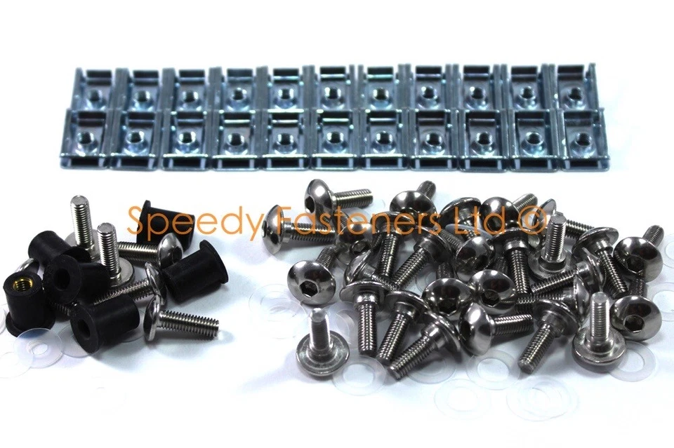 Triumph Sprint 900 1991-1998 Stainless Fairing & Screen Screw Kit Shoulder Bolts - Изображение 4 из 4