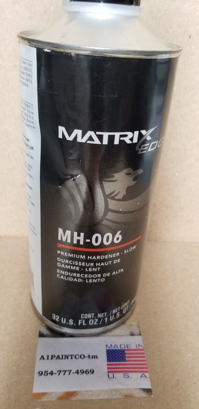 MH-006 QT Slow / Warm Hardener MATRIX SYSTEM 