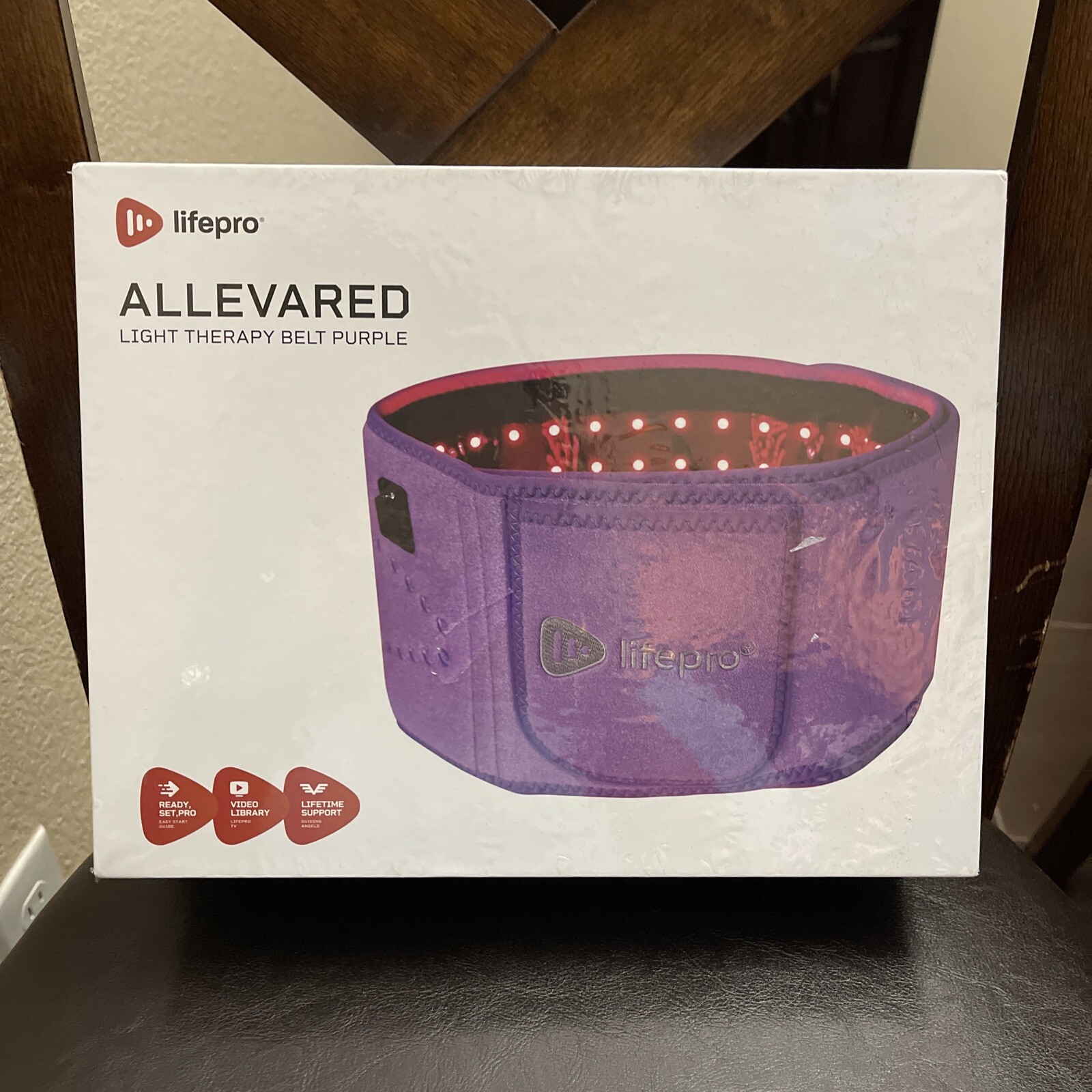 LIFEPRO ALLEVARED LIGHT THERAPY BELT INFLAMMATION MUSCLE PAIN BLOOD