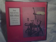 1959 PETE STEELE Banjo Tunes & Songs LP,folkways 3828, pretty polly,scoldin wife