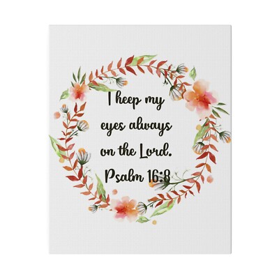 Wall Art Prints Canvas Keep My Eyes on the Lord Bible Verse Christian ...
